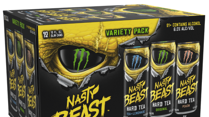 Monster NASTY BEAST HARD TEA VARIETY 12 pack 12 oz. Can Monster NASTY BEAST HARD TEA VARIETY 12 pack 12 oz. Can