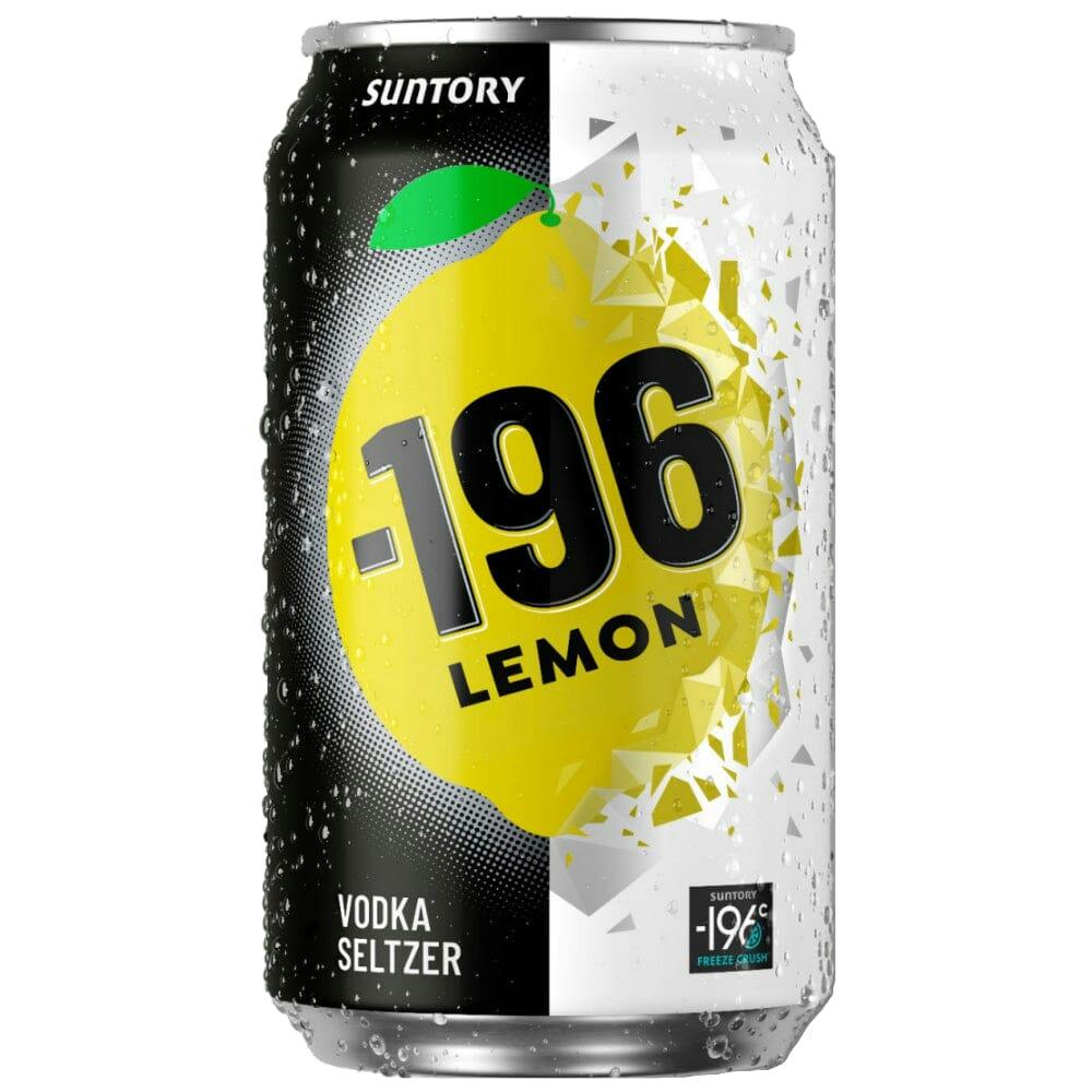 Suntory -196 Lemon Vodka Seltzer 8 pack Can - Stirling Fine
