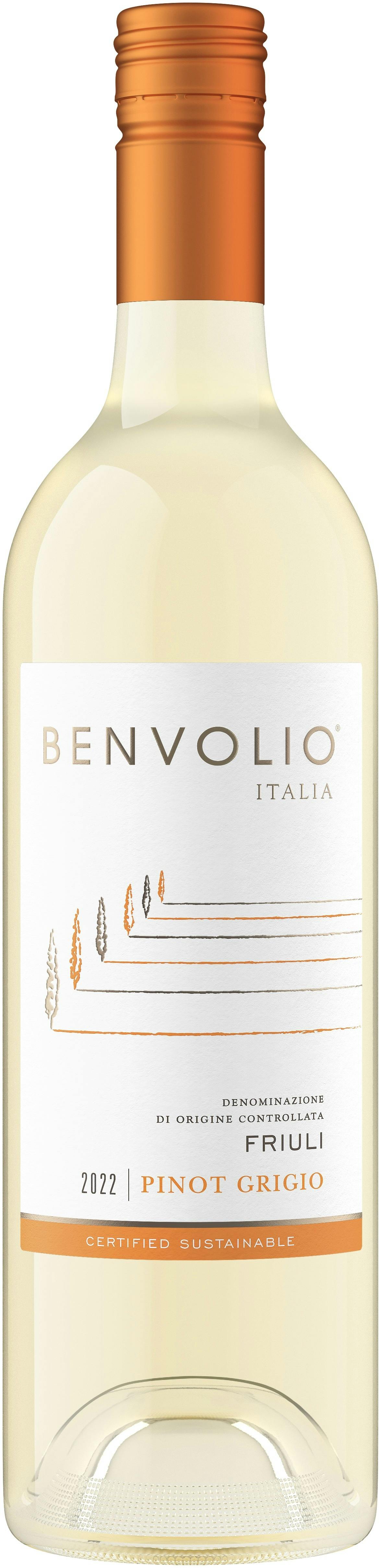 Benvolio Pinot Grigio 2022 750ml - Bedford Wine Merchants