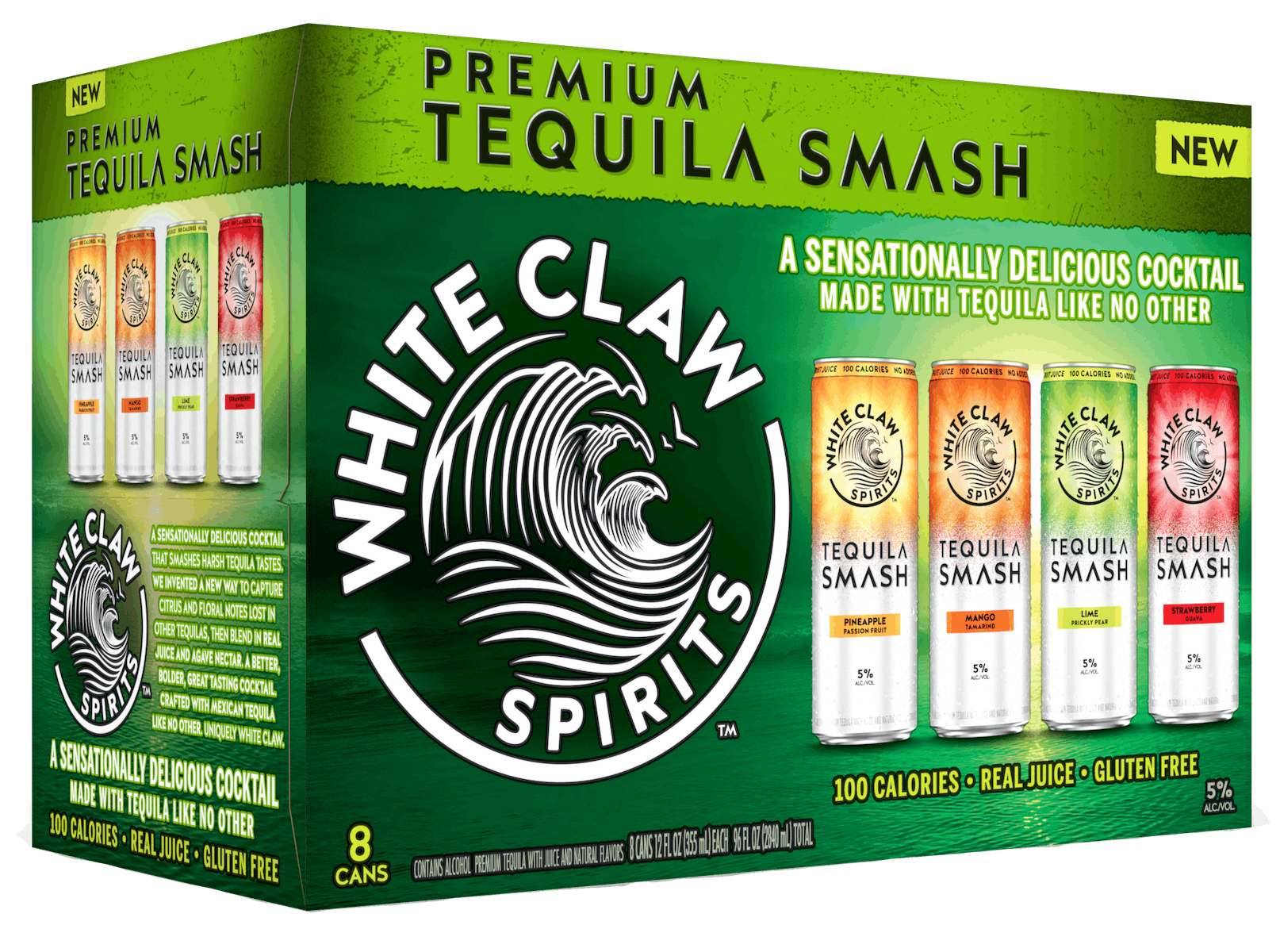 White Claw Tequila Smash Variety Pack 8 pack 12 oz. Can - Argonaut Wine ...