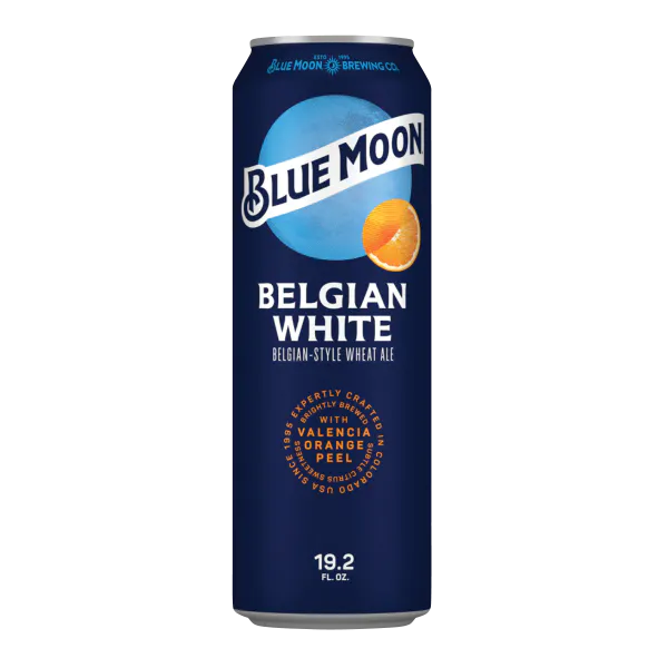 Blue Moon Brewing Company Belgian White 19.2 oz. Can - Yankee Spirits