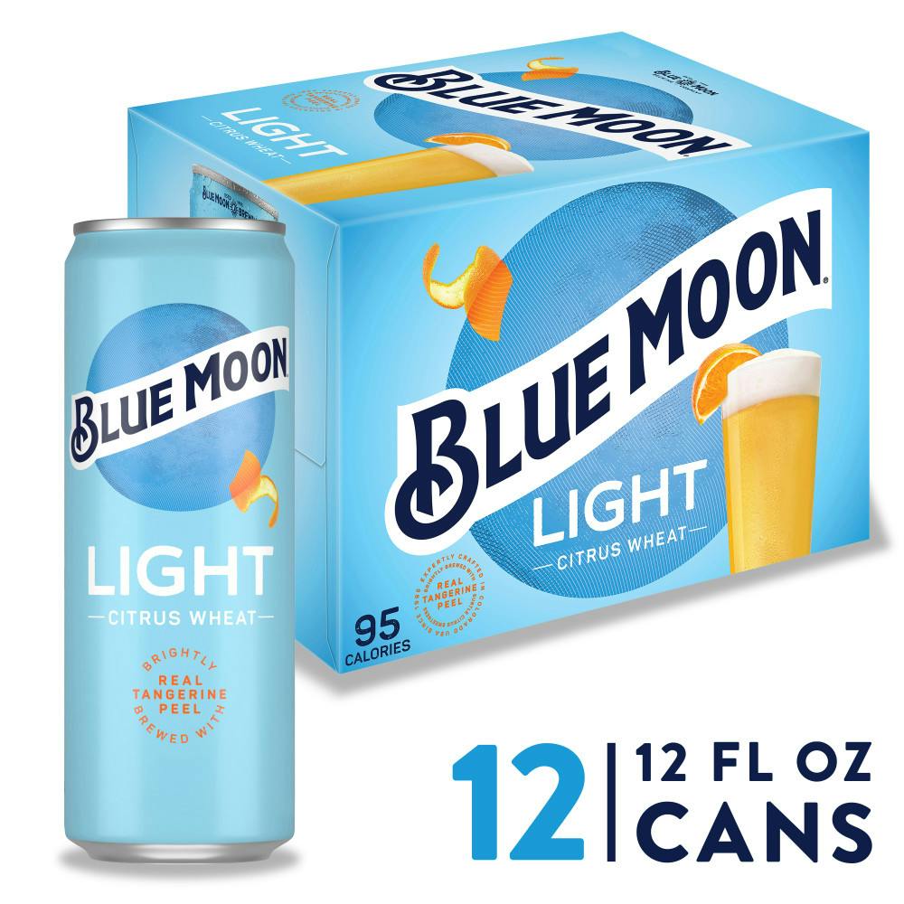 Blue Moon Brewing Company Light 12 pack 12 oz. Can - Yankee Spirits