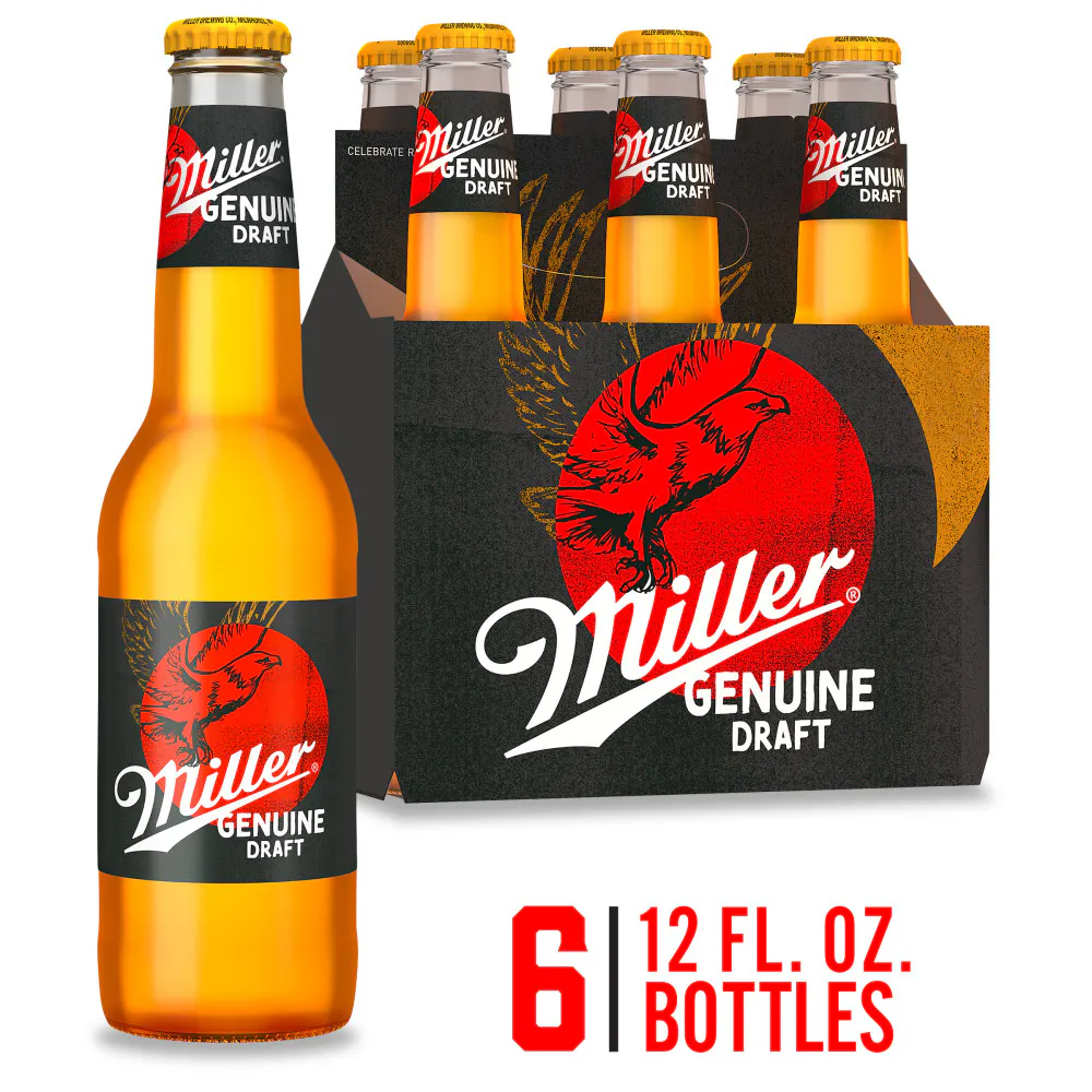 Miller Genuine Draft 6 pack 12 oz. Bottle - Yankee Spirits