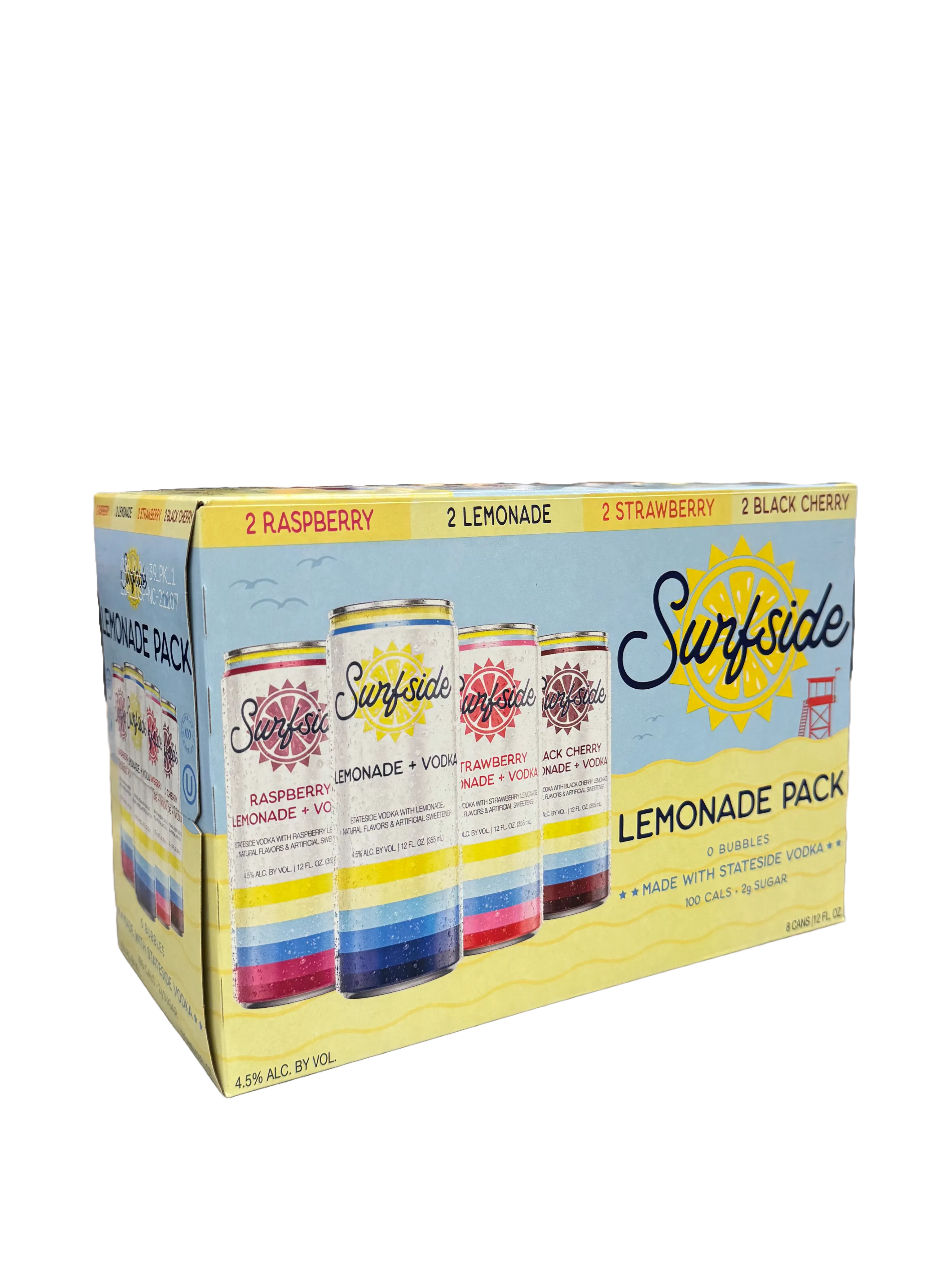ベガス セット ※レモネード Surfside Cocktails Lemonade Variety Pack 8 pack 12 oz. Can - Vine