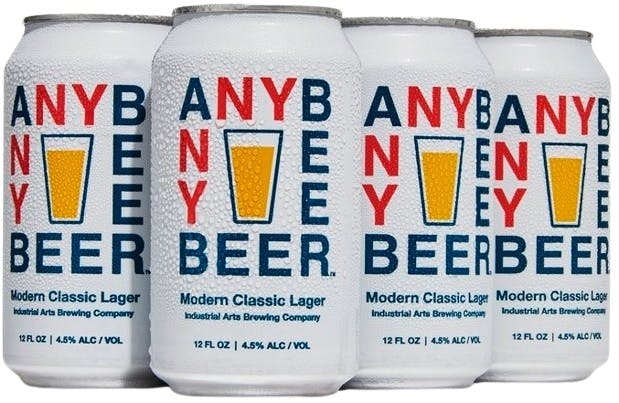 Industrial Arts Brewing Any Beer 6 pack 12 oz. Can 