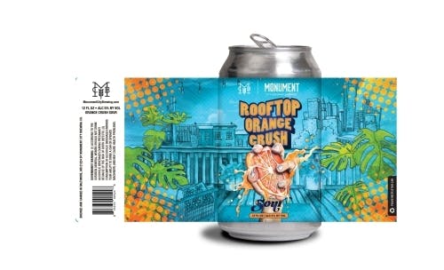 Monument City Brewing Rooftop Orange Crush Sour 6 pack 12 oz. - Petite Cellars