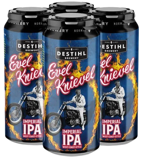 Destihl Brewery Evel Knievel Imperial IPA 4 pack 16 oz. - Petite Cellars