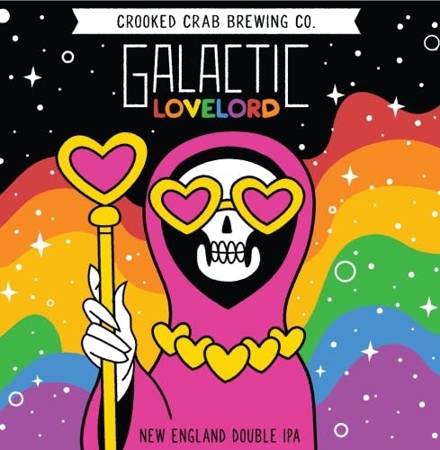 Crooked Crab Brewing Co. Galactic Lovelord 4 pack 16 oz. - Petite Cellars