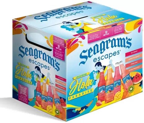 Seagram's Escapes Hola Paradise Variety Pack Limited Edition 12