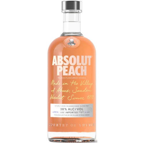 Absolut Peach Vodka 750ml