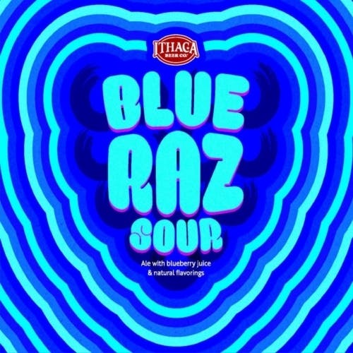 Ithaca Beer Company Blue Raz Sour 4 pack 16 oz. - Petite Cellars