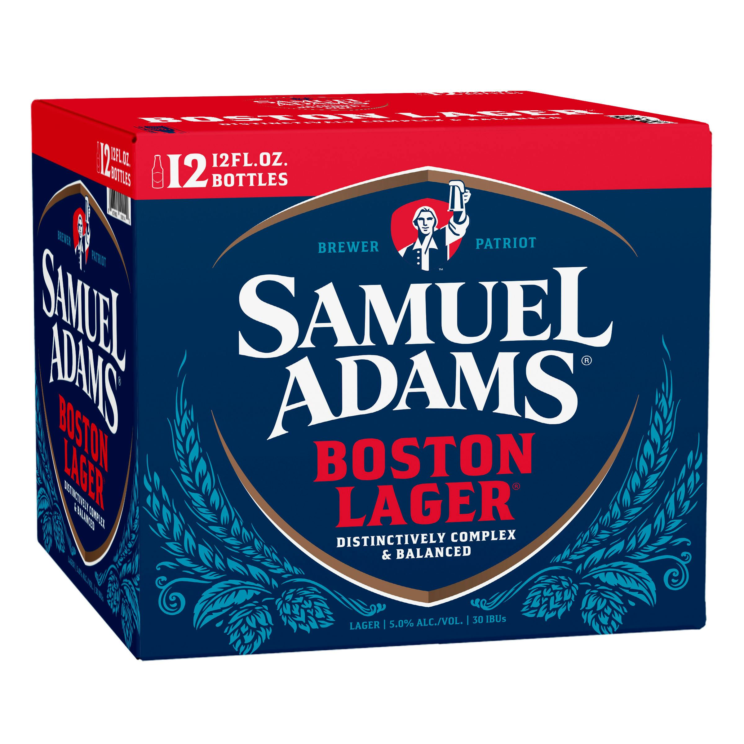 Samuel Adams Boston Lager 12 pack 12 oz. Bottle - Petite Cellars