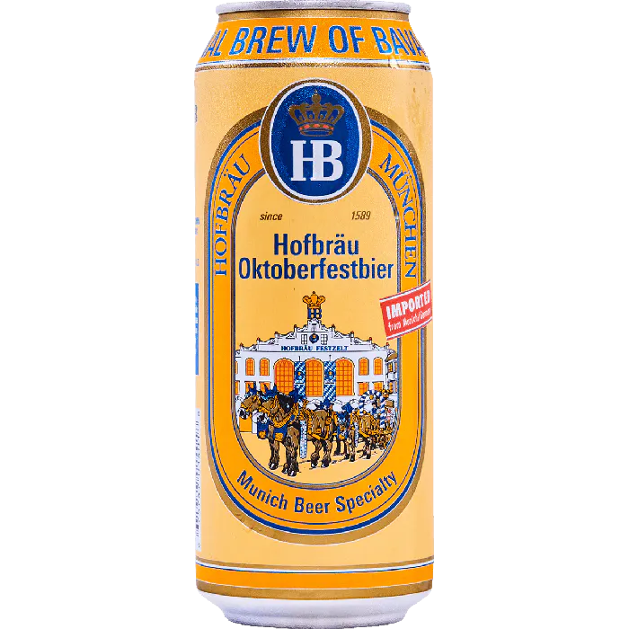 Hofbräu-München Oktoberfestbier 4 pack 16.9 oz. Can - Yankee Spirits