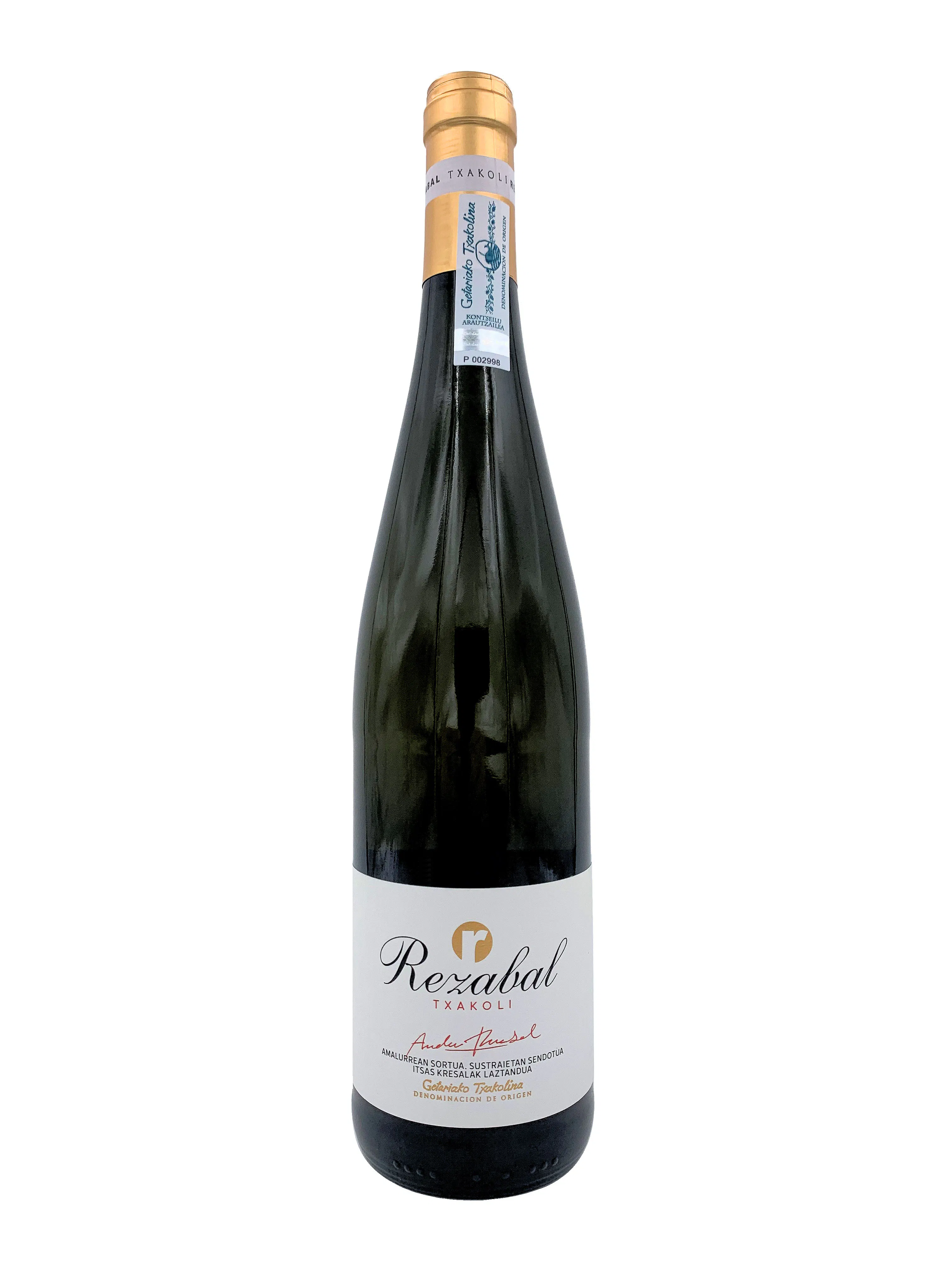 Bodegas Rezabal Txakoli 2024 750ml - Princeton Corkscrew Wine Shop