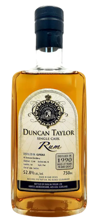 Duncan Taylor Single Cask Rum Enmore Distillery 1990 27 year old