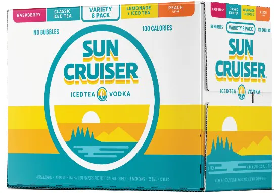 Sun Cruiser Iced Tea Variety Pack 8 pack 12 oz. - The Wine Guy