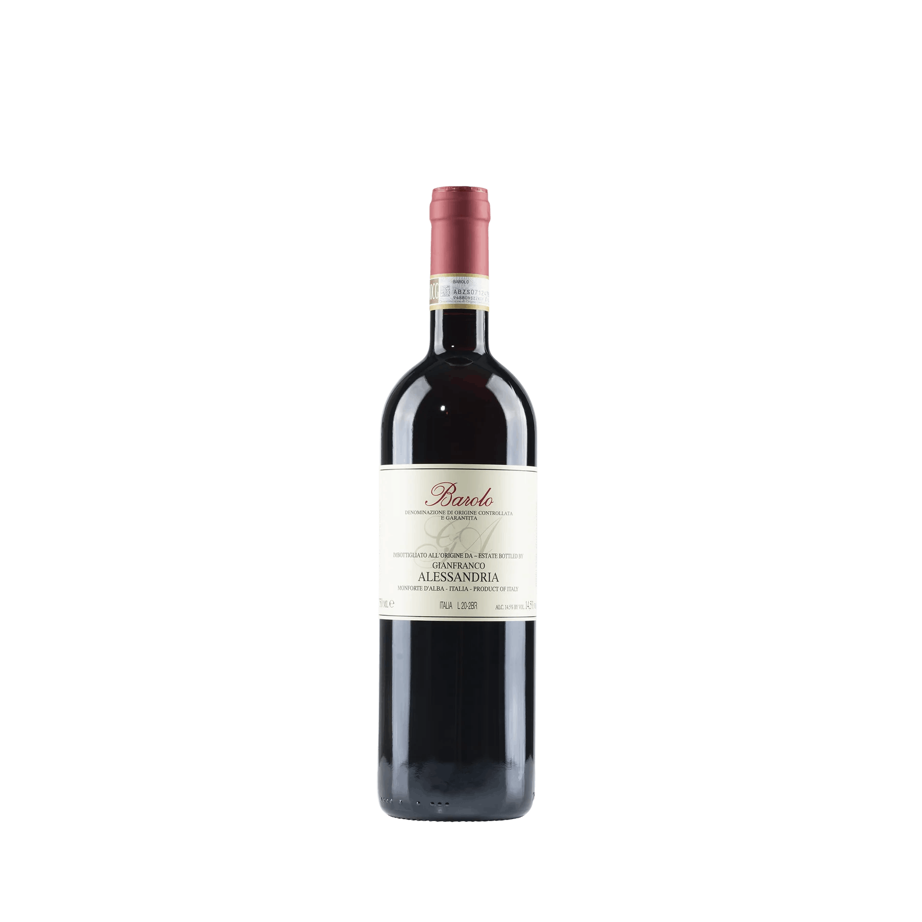 Gianfranco Alessandria Barolo 2020 750ml - Bedford Wine