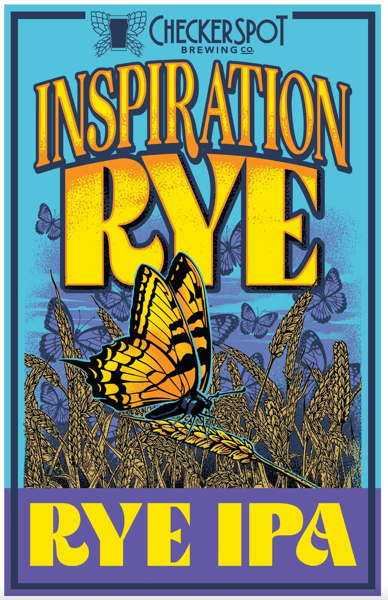 Checkerspot Brewing Company Inspiration Rye 4 pack 16 oz. - Petite Cellars