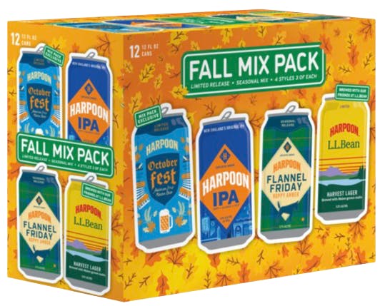 Harpoon Brewery Fall Mix Pack 12 pack 12 oz. Can - Petite Cellars