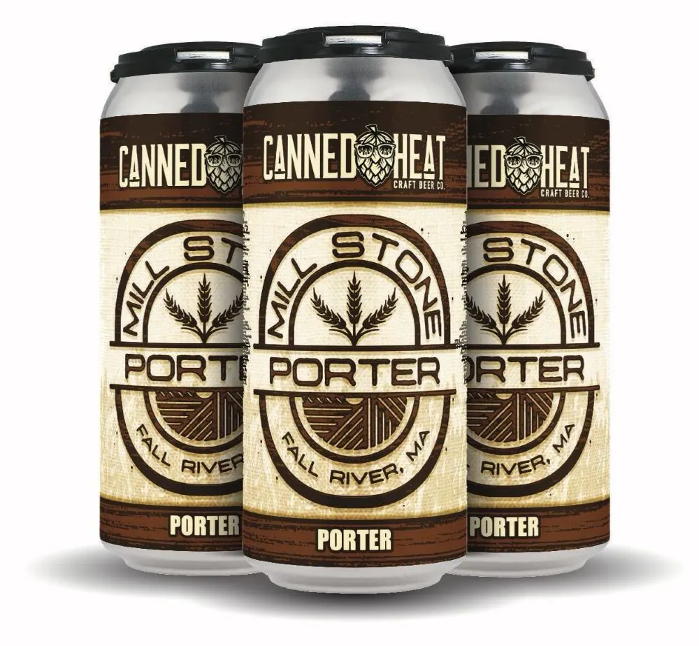 ちゃまるPORTER JAM  MADE Canned Heat Beer Mill Stone Porter 4 pack 16 oz. Can - Yankee Spirits