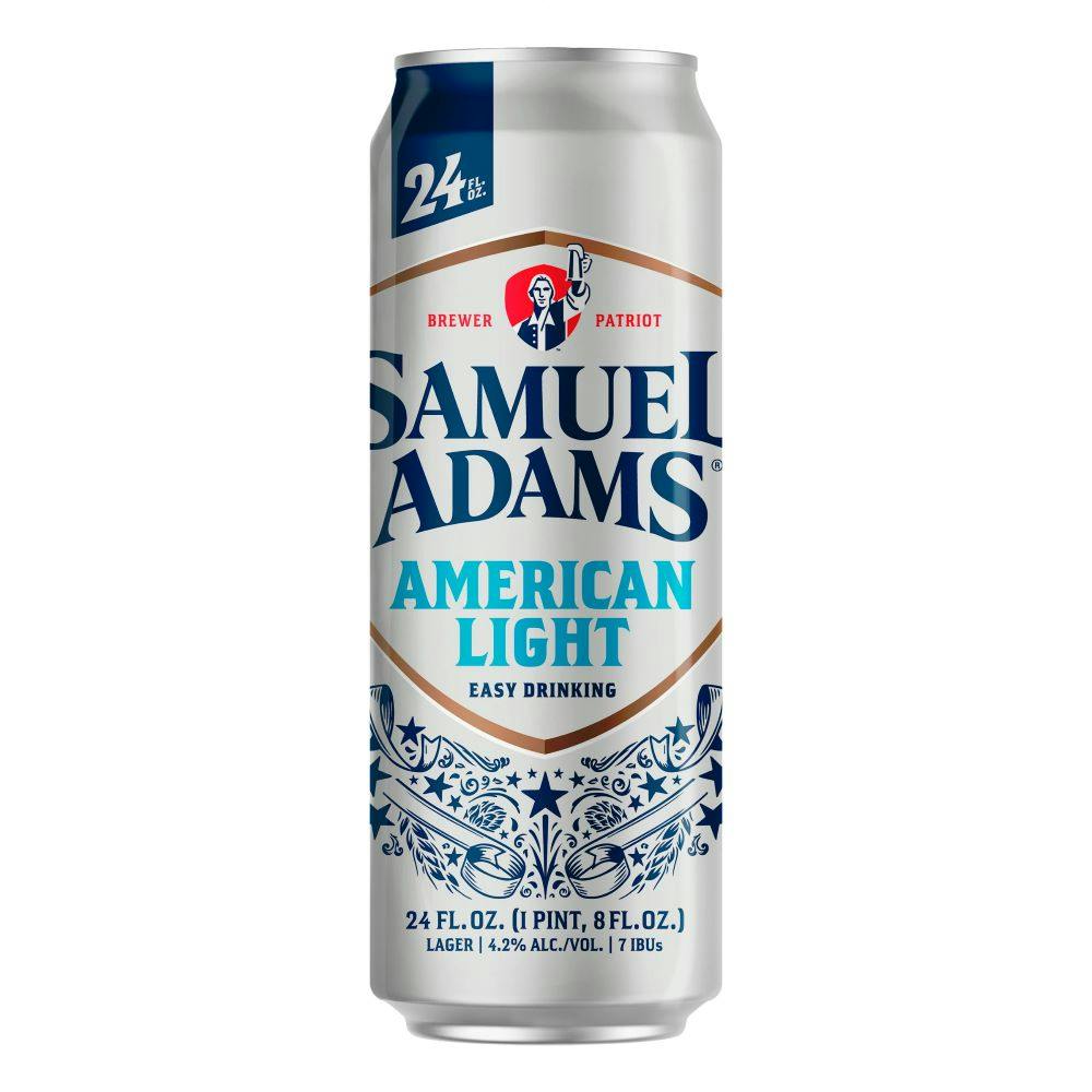 Samuel Adams American Light 24 oz. Can - Yankee Spirits