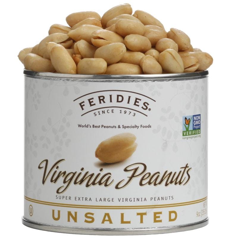 Feridies Unsalted Virginia Peanuts 9 oz. - The Wine Cabinet
