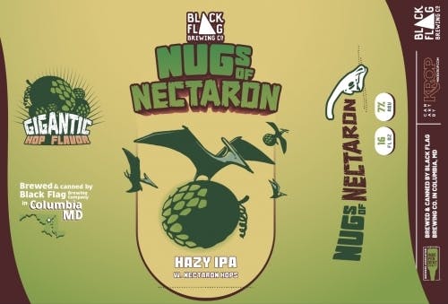 Black Flag Brewing Nugs of Nectaron 4 pack 16 oz. - Petite Cellars