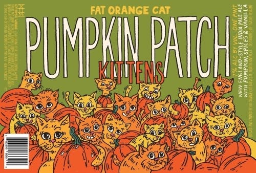 Fat Orange Cat Brewing Co. Pumpkin Patch Kittens 4 pack 16 oz. - Petite Cellars