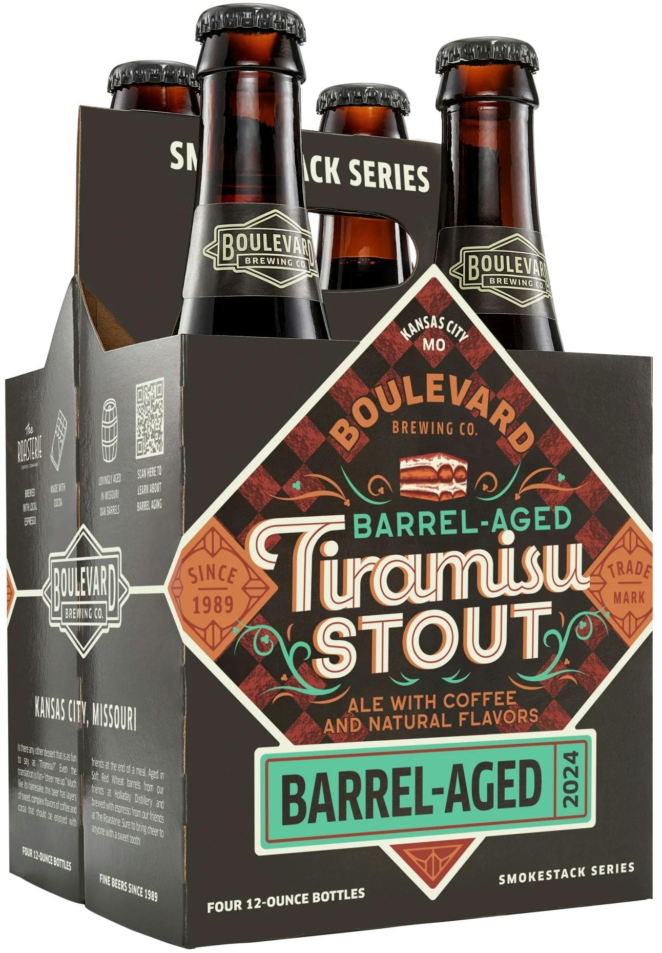 Boulevard Brewing Company Barrel-Aged Tiramisu Stout 4 pack 12 oz. - Petite Cellars