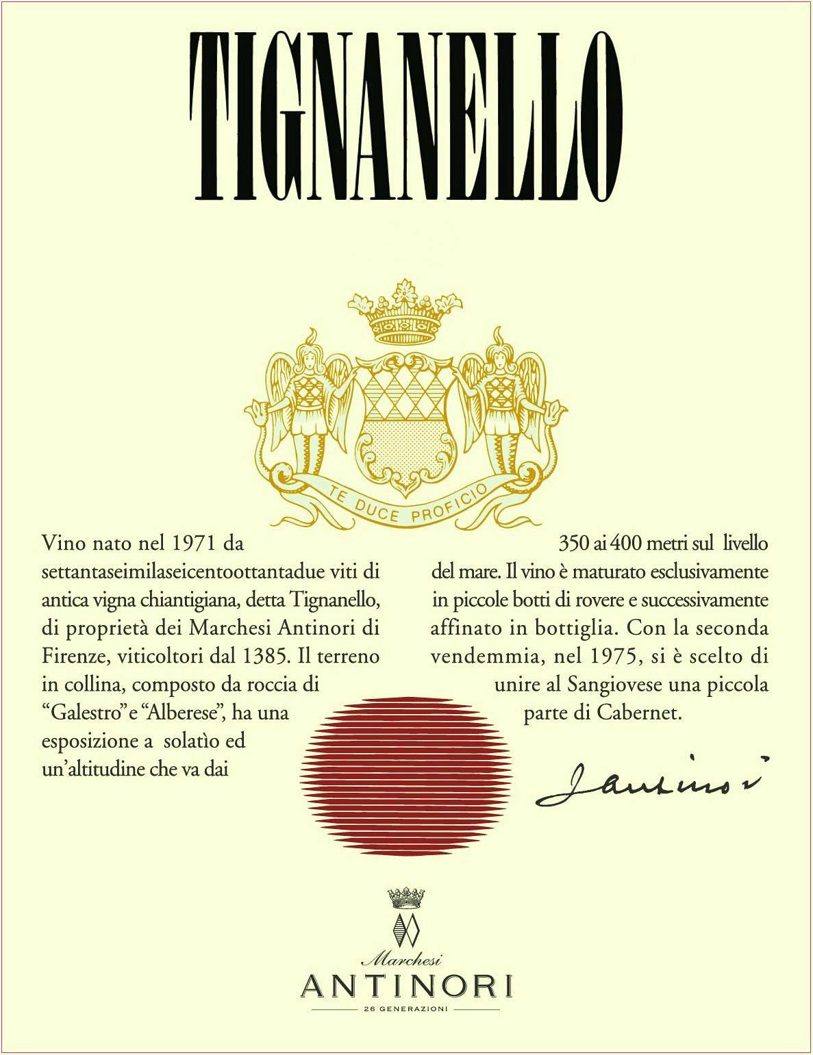 Antinori Tignanello 2021 750ml - Bottle Shop of Spring Lake