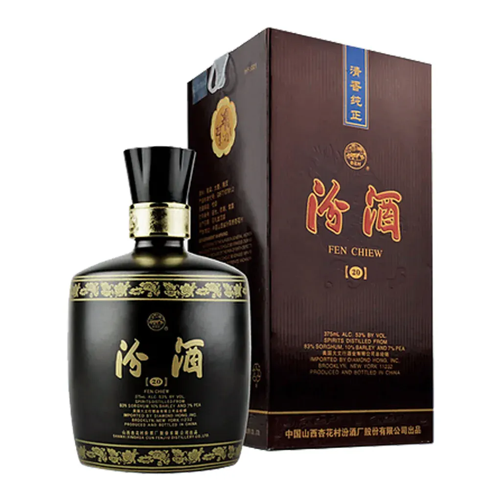 中国酒 汾酒 フェンチュー Fen Chiew 山西特産　陶器ボトル 古酒 楽天市場】汾酒 30年 陳醸 汾酒 500ml 48度 陶器瓶 正規品 箱付 Fen