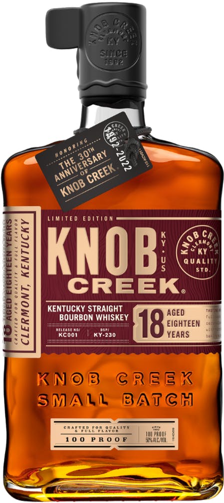 Knob Creek Limited Edition Kentucky Straight Bourbon Whiskey 18