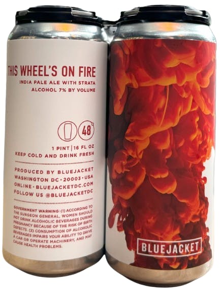 Bluejacket This Wheels On Fire 4 pack 16 oz. - Petite Cellars