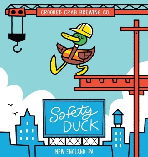 Crooked Crab Brewing Co. Safety Duck 4 pack 16 oz. - Petite Cellars