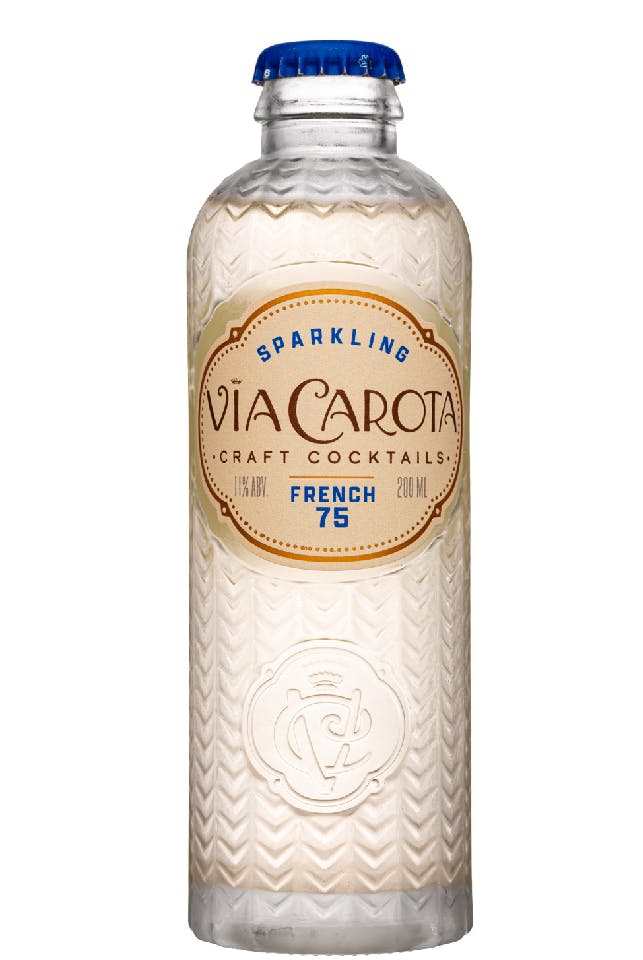 Via Carota Craft Cocktails Sparkling French 75 4 pack 200ml