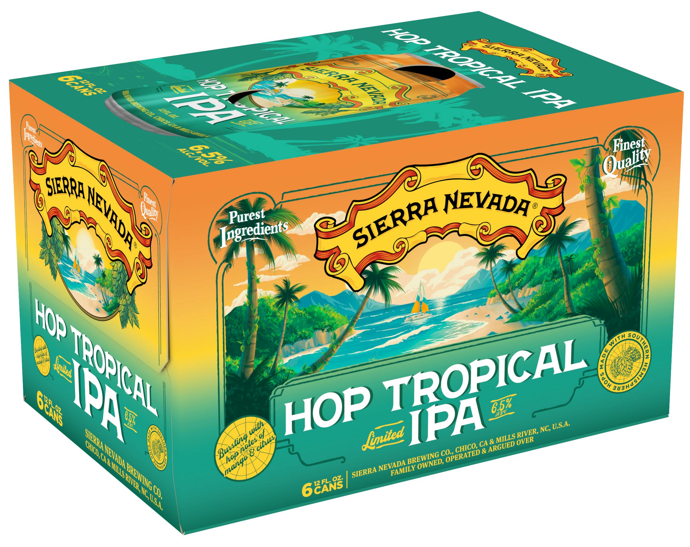 Sierra Nevada Hop Tropical IPA 6 pack 12 oz. - Petite Cellars