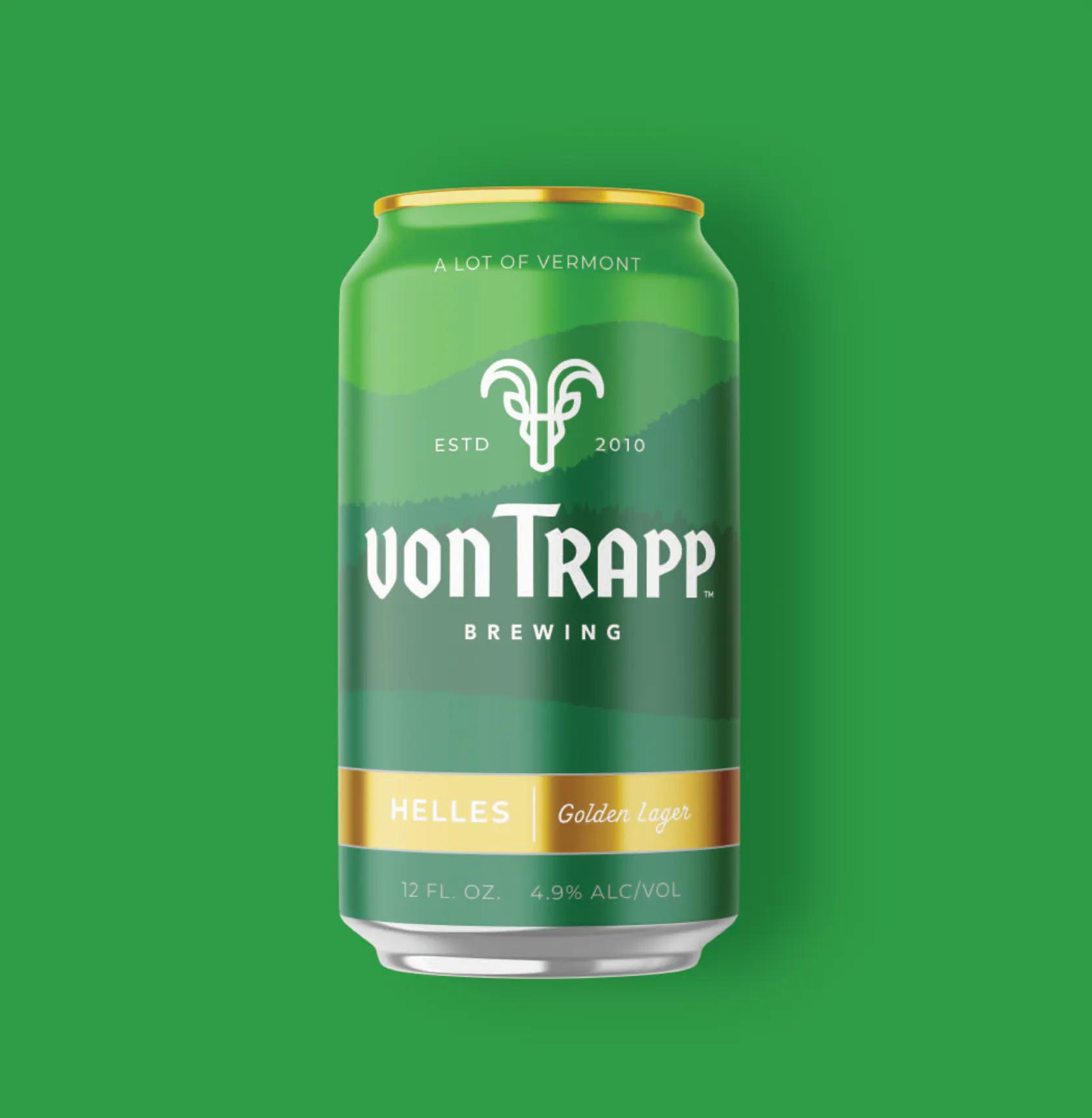 Von Trapp Brewing Golden Helles Lager 6 pack 12 oz. Can - Vine