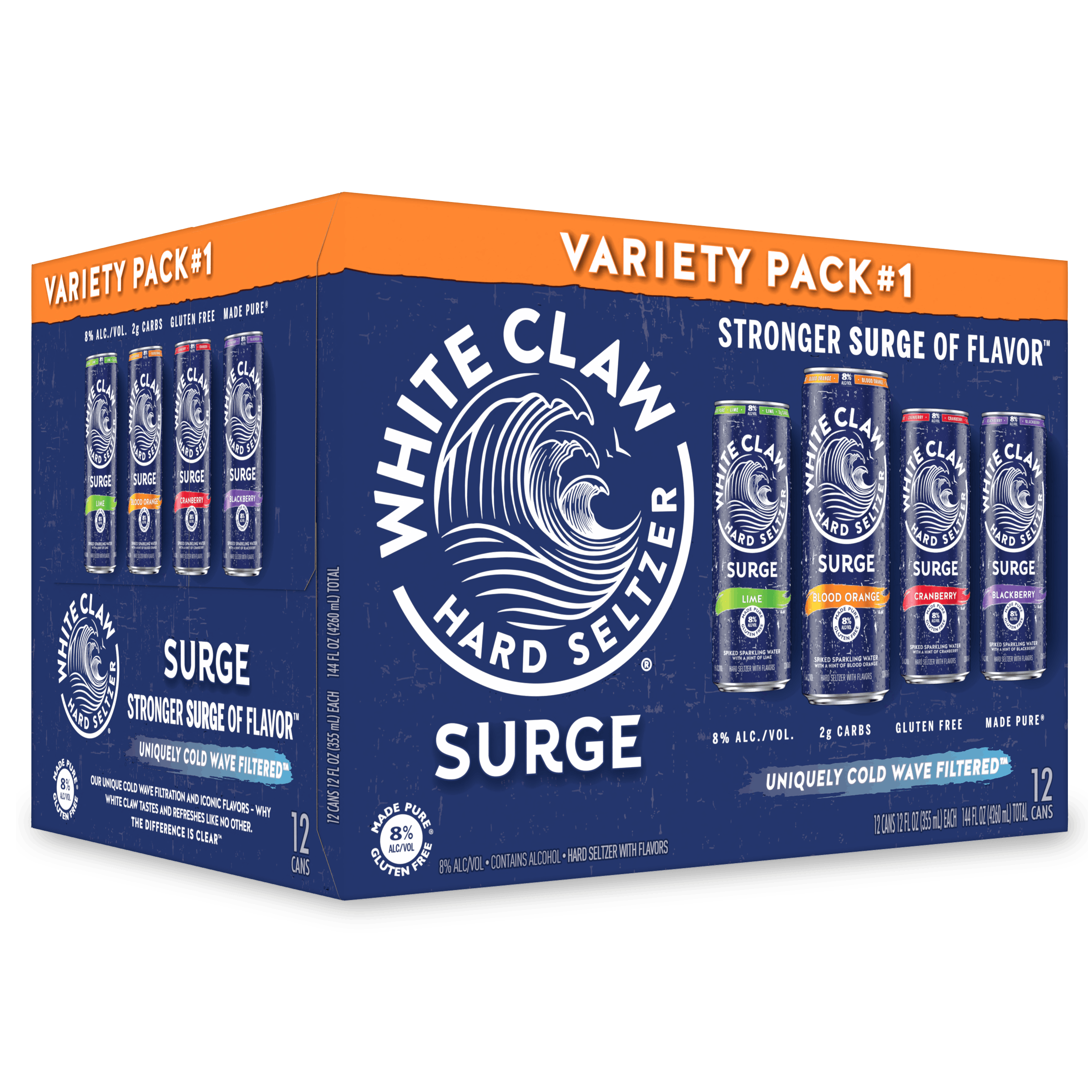 White Claw Surge Variety Pack 12 pack 12 oz. Can - Vine Republic