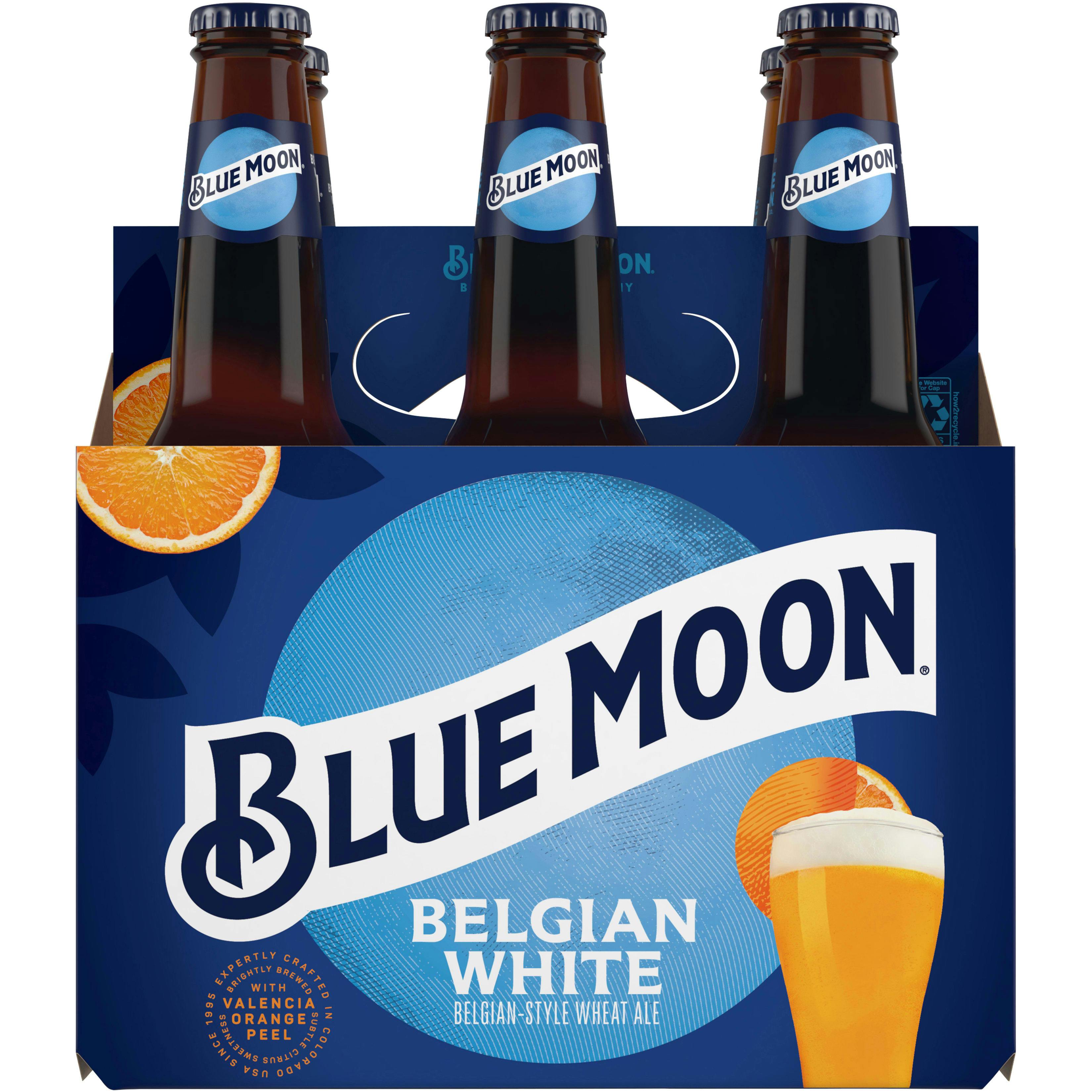 Blue Moon Brewing Company Belgian White 6 pack 12 oz. Bottle