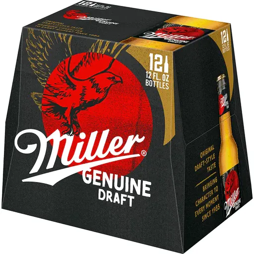 Miller Genuine Draft 12 pack 12 oz. Bottle - Vine Republic