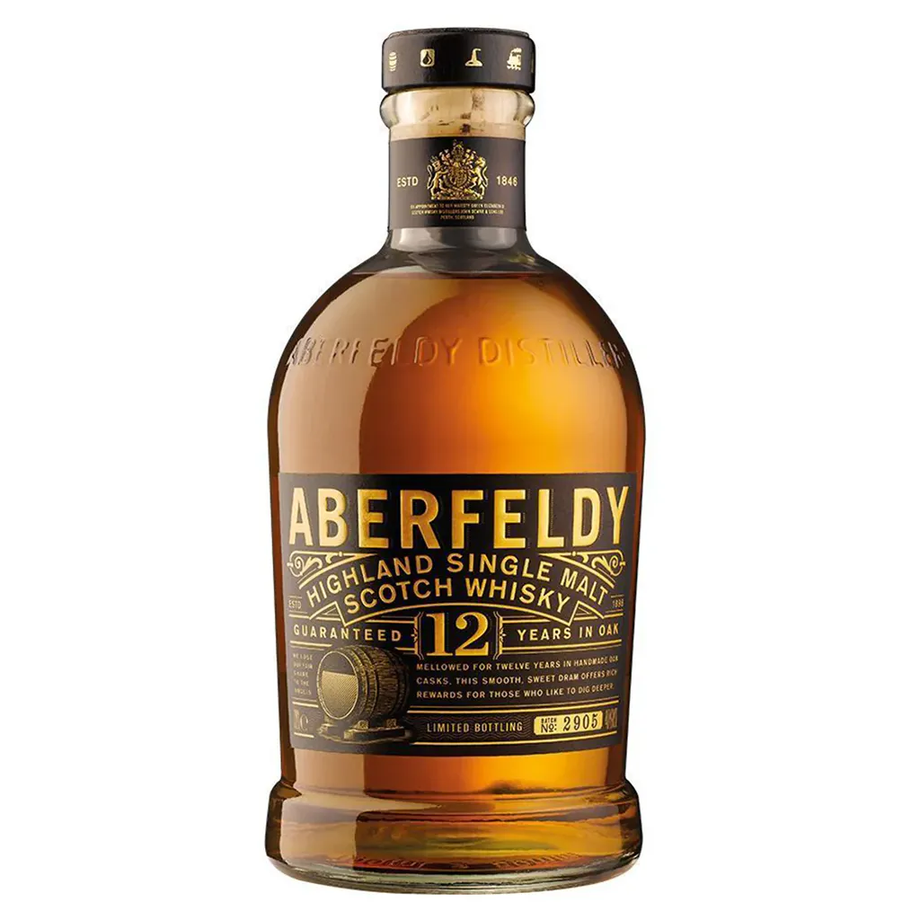Aberfeldy Highland Single Malt Scotch Whisky 12 year old 750ml