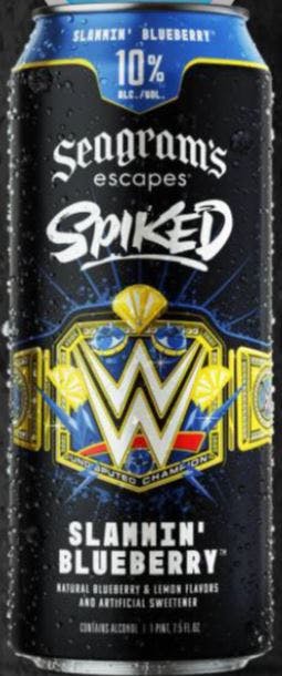Seagram's Spiked Slammin Blueberry 23.5 oz. Can - Yankee Spirits