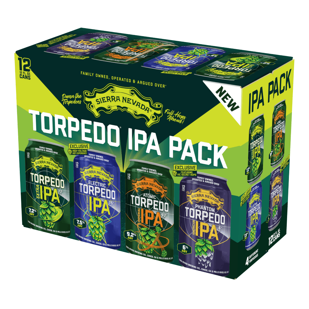Sierra Nevada Torpedo IPA Pack 12 pack 12 oz. Can - Yankee