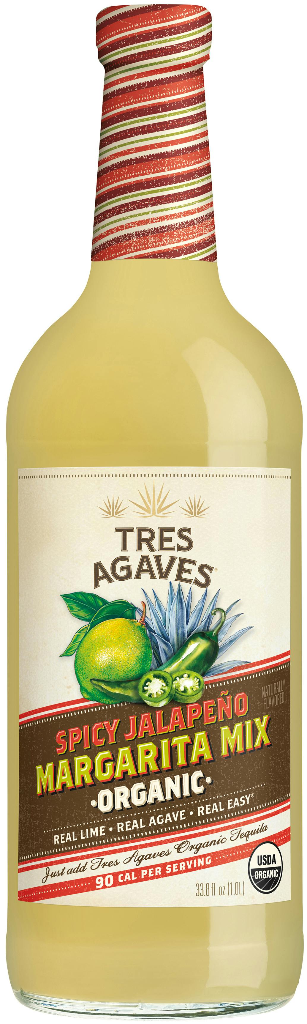Tres Agaves Spicy Jalapeno Margarita Mix 1L - Yankee Spirits