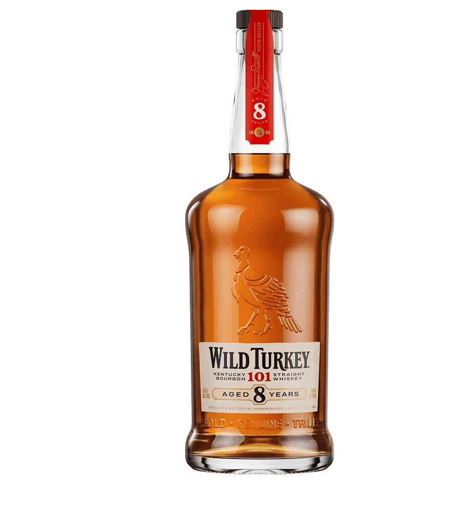 Wild Turkey Kentucky Straight Bourbon Whiskey 101 Proof 8