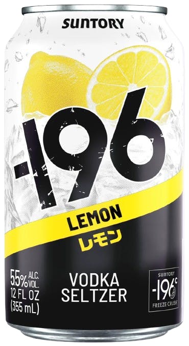 196 Lemon Vodka Seltzer 4 pack 350ml - Argonaut Wine & Liquor
