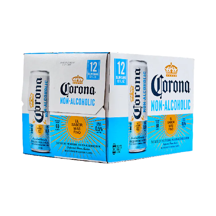 Corona Non-Alcoholic Mexican Lager 12 pack 12 oz. Can - Allendale