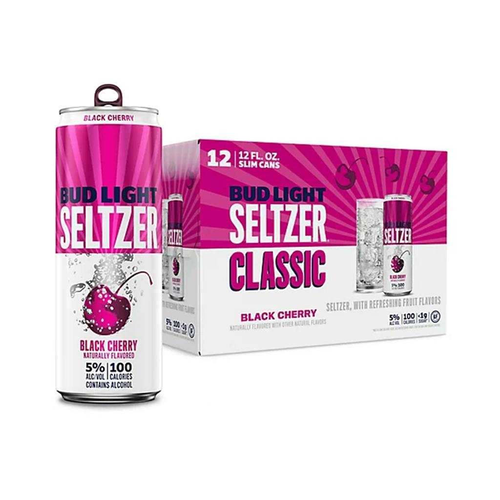 チェリーコーク&バドライト Bud Light Seltzer Black Cherry 12 pack 12 oz. Can - Yankee