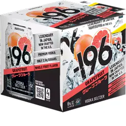 196 Grapefruit Vodka Seltzer 4 pack 12 oz. Can - Yankee Spirits 196 Grapefruit Vodka Seltzer 4 pack 12 oz. Can - Yankee Spirits