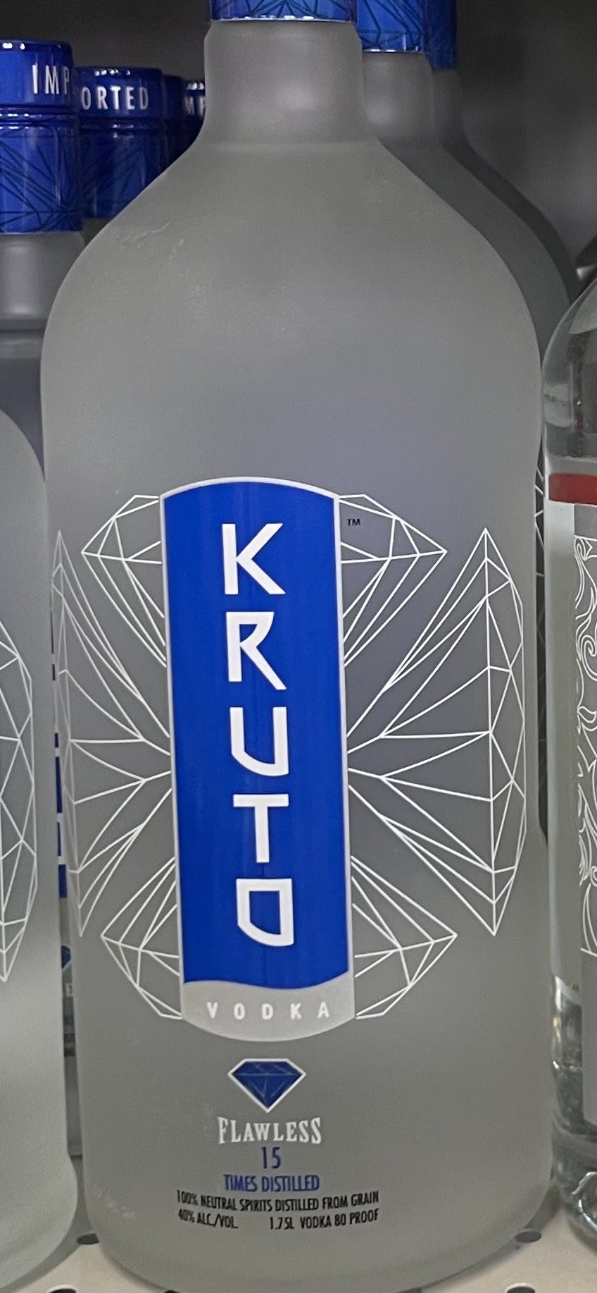 Kruto Vodka Flawless Vodka 1.75L